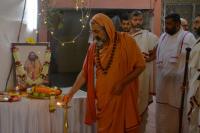 Deepaprajwalana by HH Swamiji at the  Anandmela